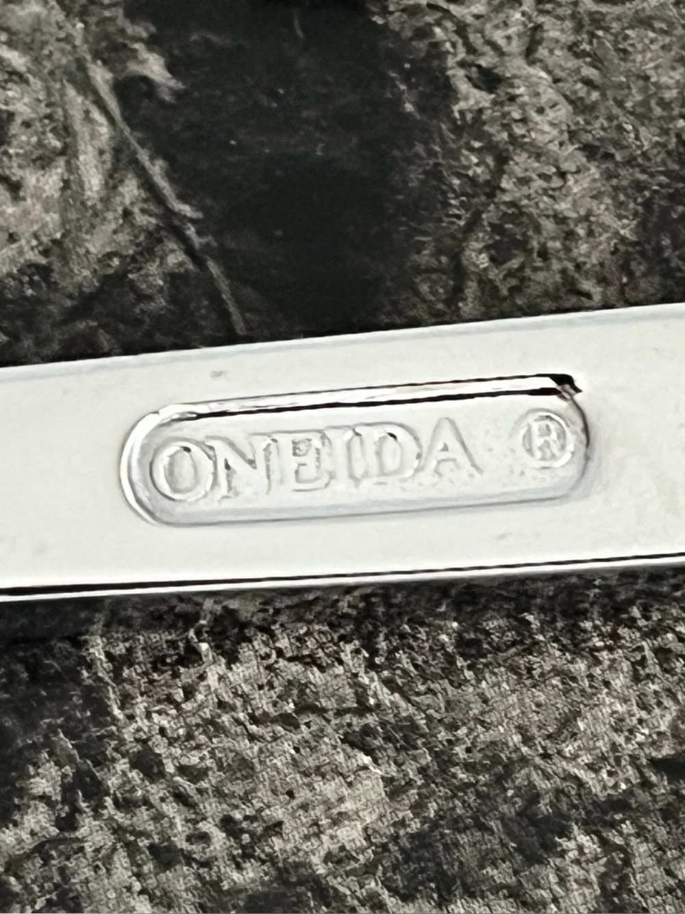 Oneida Chef Table Salad Fork Stainless Steel Engraved Signature Premium 12 Piece